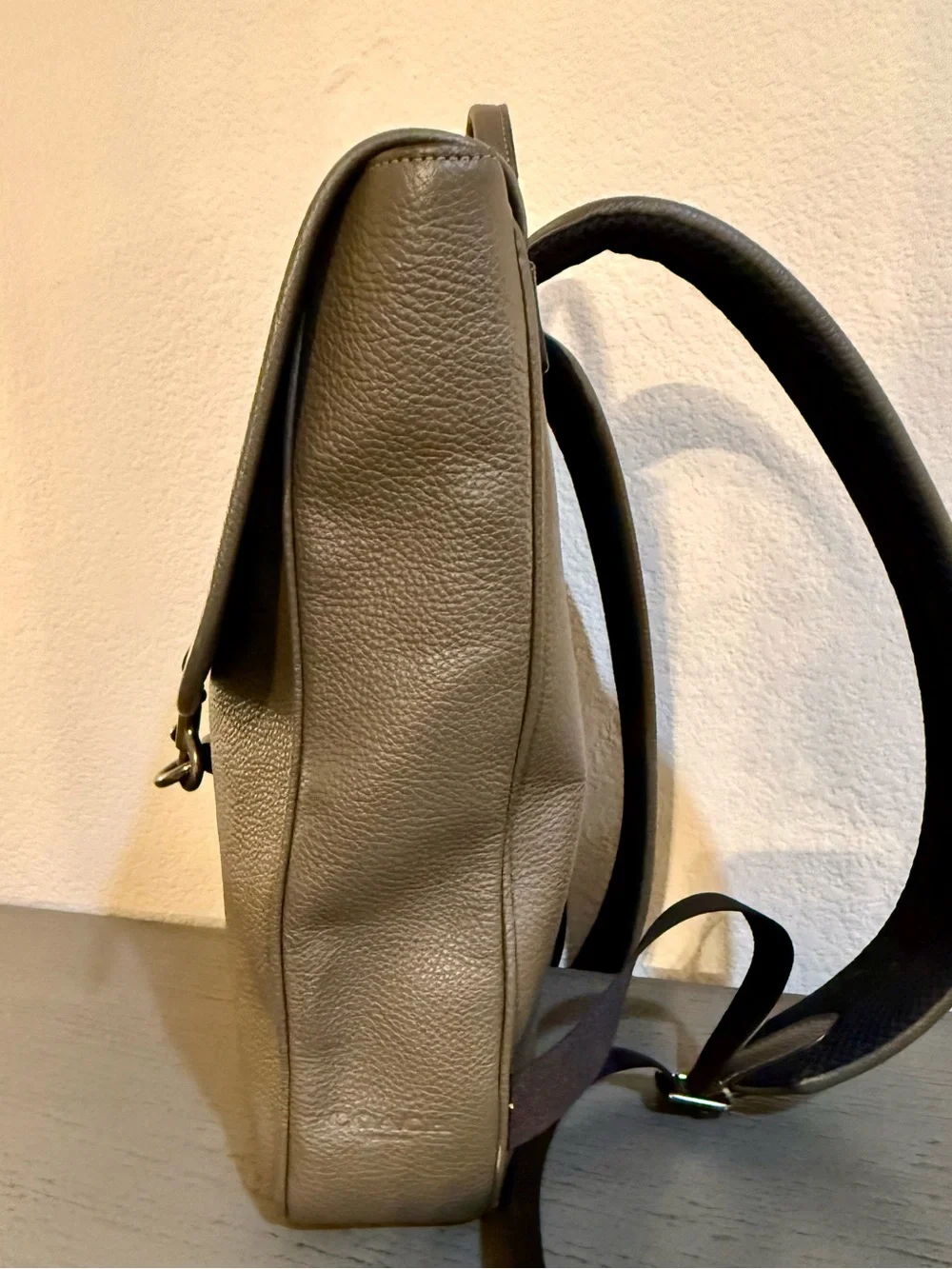 Coach Blaine Backpack CJ577 - Olive Drab Pebble Leather